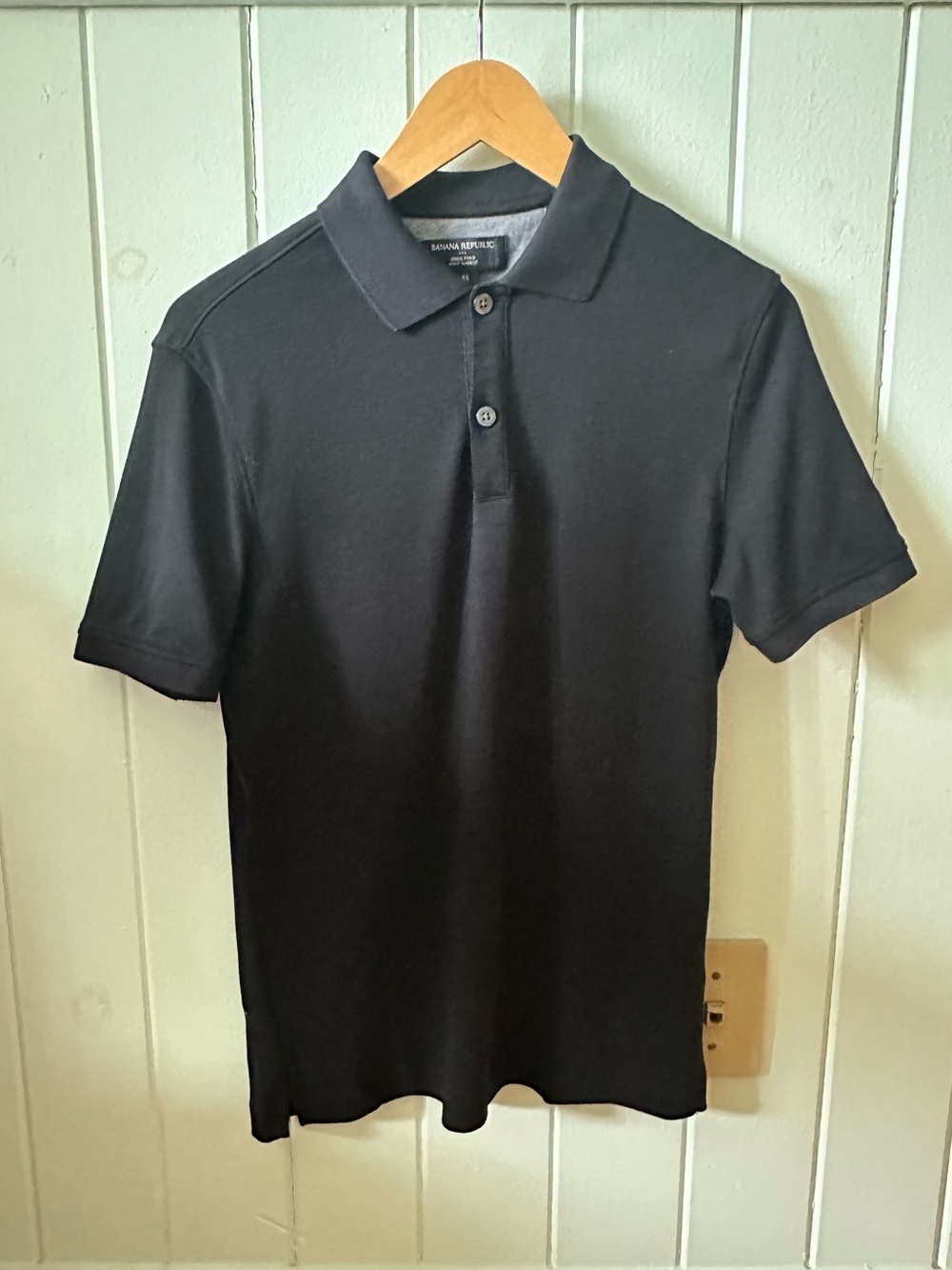 Banana Republic Factory Black Men’s Polo Short Sleeve XS